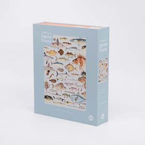 Christmas: Fishes of NZ jigsaw puzzle boxed