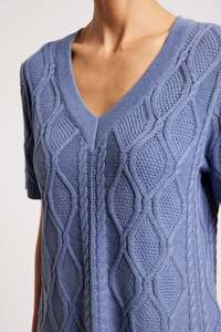 Eb Ive: Eb +Ive Casa cable Knit Denim