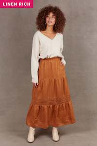Eb & Ive Nama Skirt Ochre