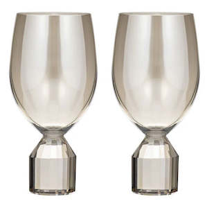 Drinks And Glasses: Tempa Ava Wine glass Champagne colour