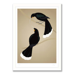Kiwi: HANSBY DESIGN
Huia pair art print
Regular price $59.00 NZD A4
