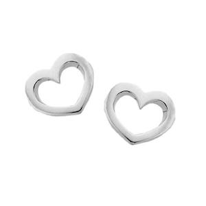 Karen Walker: Karen Walker Mini Heart Stud Earrings