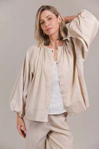 Eb Ive: E&Ive Laax Button Blouse Ecru