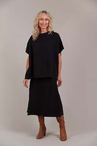 Eb &ive Masaknit poncho black