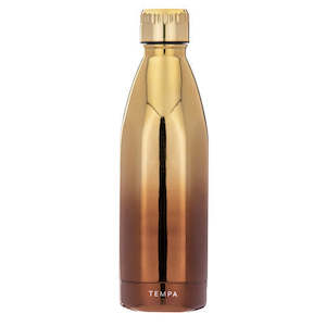 Drinks And Glasses: Tempa Asher drink bottle Gold