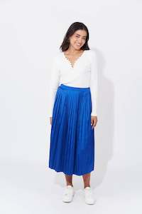 Sale 1: Haven Doha pleated skirt Colbolt