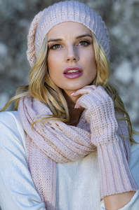 Knitwear: Boho fingerless gloves  Rose