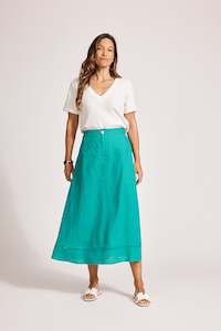 Eb &Ive Miramar maxi skirt Lagoon