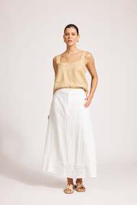 Eb &Ive Miramar maxi skirt white