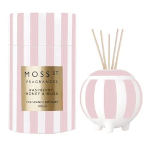 Beauty Wellness: Moss street Raspberry, Honey & Musk Ceramic Diffuser 100ml