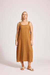 Dresses: Eb & Ive Miramar Tank maxi dress Caramel