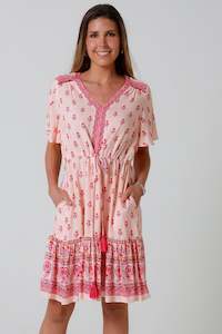 Wren Lee pink mini dress