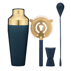 Tiffany teal cocktail set