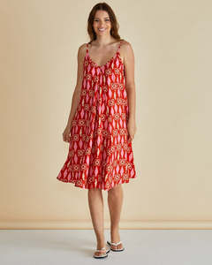 Fashion: Betty Basics Harriet Dress - Sardinia Geo Print