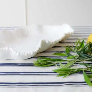 Melamine Pearl  serving dish white pre order