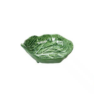 Melamine cabbage leaf small dish 13cm pre order