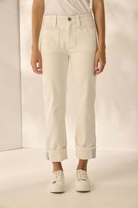 Denim: Lania The Label Chloe Jean - Ivory