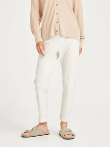 Sills Co: Sills Santorini Cuffed Hepburn Pant - Natural Stripe