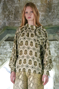 Coop Sew Fancy Blouse - Bronze