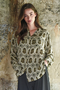 Coop Pocket Full of Chic Shirt - Bronze