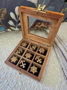Giftware: Le Forge Tic Tac Toe Box 10cm - Nautical