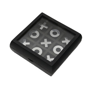 Giftware: Le Forge Tic Tac Toe Box 10cm - Black/Nickel