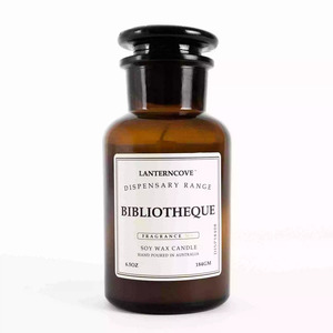 Candles Diffusers: Lanterncove Dispensary 6.5oz Bibliotheque Candle