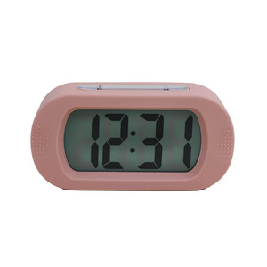 Bedroom 1: Olympic Digital Silicone Alarm Clock - Light Pink