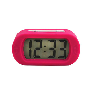Olympic Digital Silicone Alarm Clock - Hot Pink