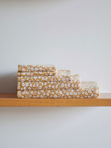 Citta Forget Me Not Bath Towel Range - Citron/Nougat