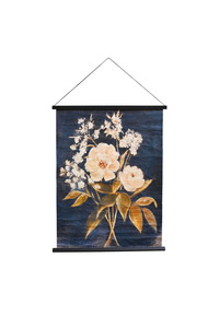 Art: Maytime Hanging Paper Scroll Art - Evening Blooms