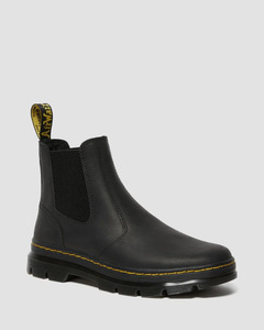 Footwear: Dr Marten's Embury Chelsea Boot - Black Wyoming