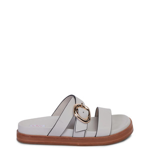 Footwear: Kathryn Wilson Roda Slide - Stone Sheep