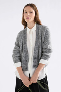 Elk Aleph Cardi - Mid Grey Melange