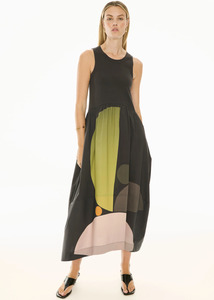 POL Belle Print Tank Dress - Art Print