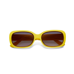 Eyewear: Okkia OK028 Chiara Sunglasses - Vibrant Yellow/Black Gradient