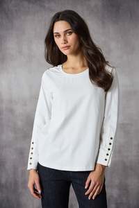 Lania The Label: Lania The Label Cassy Top - Off White