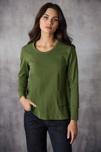 Lania The Label: Lania The Label Clemment Top - Moss