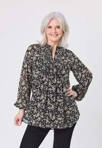 Lemon Tree Liz Top & Singlet - Bouquet Print
