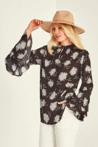 Lemon Tree: Lemon Tree Sam Blouse - Black