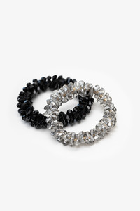 Antler Nz: Antler Crystal Hair Tie Set - Black