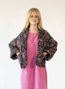 Lollys Laundry: Lollys Laundry BarbraLL Jacket LS - Flower Print