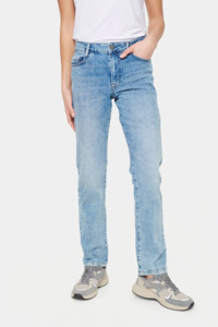 Saint Tropez: Saint Tropez Molly Regular Jeans - Light Blue Denim