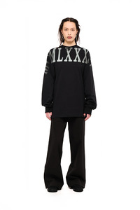 Sweatshirts Hoodies: NOM*d Uni Sweatshirt - Roman Stencil