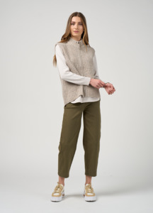 Madly Sweetly: Madly Sweetly Tetris Pant - Khaki