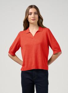 Madly Sweetly: Madly Sweetly Analog Tee - Lava