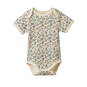 Nature Baby Short Sleeve Bodysuit - Briarwood Print
