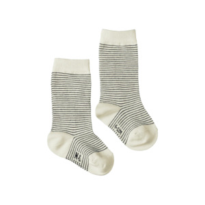 Nature Baby Organic Cotton Socks - Navy Stripe