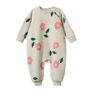 Baby Wear: Nature Baby Long Sleeve Juno Romper - Primrose Print