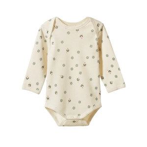 Nature Baby Long Sleeve Bodysuit - Lucky Print